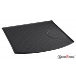 Original Gledring Premium Gummi Kofferraummatte - VOLKSWAGEN Touran 1T (Tiefer Boden) 2003-2015